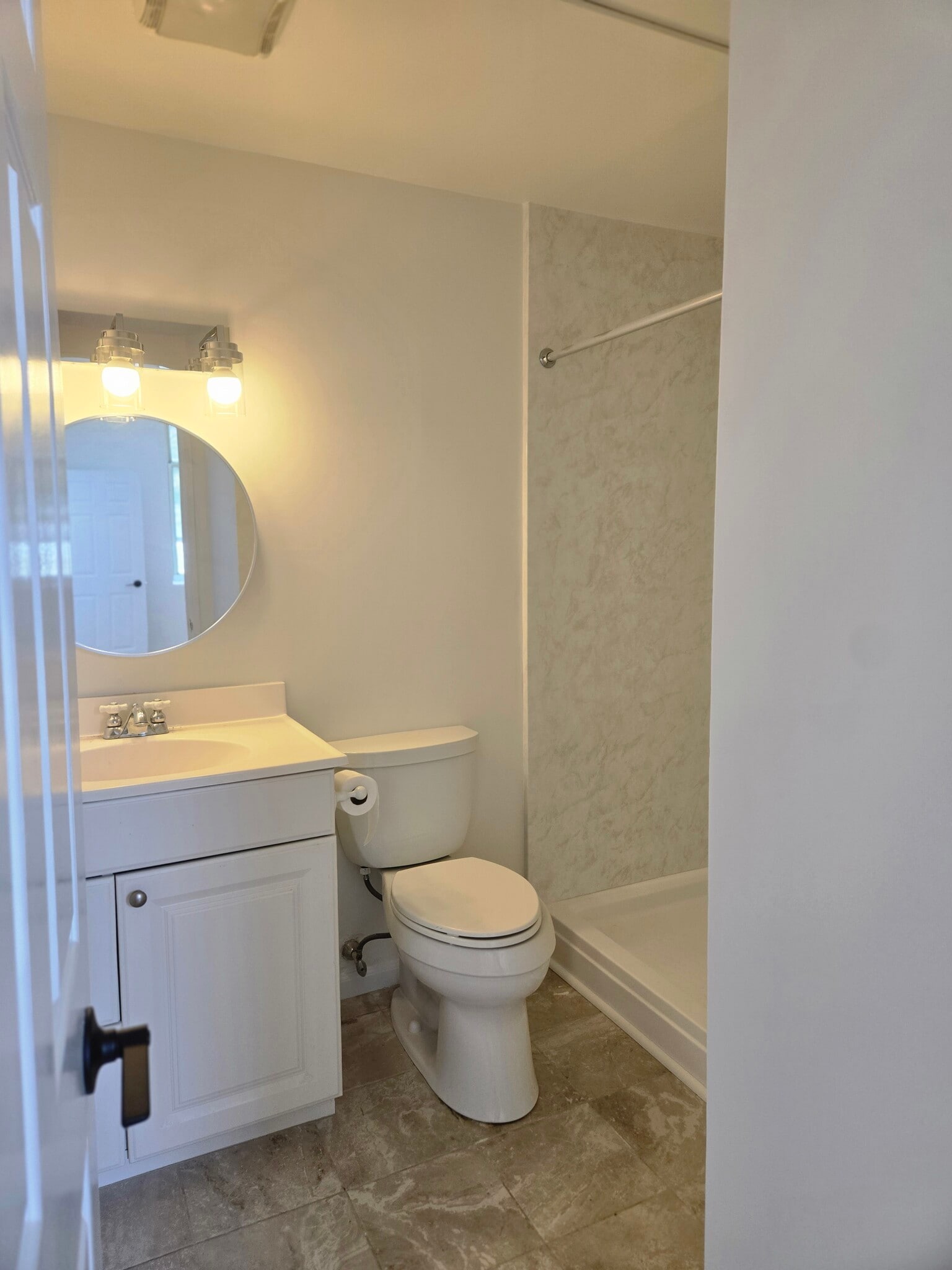 Brand new master walk in shower - 64 Forest St