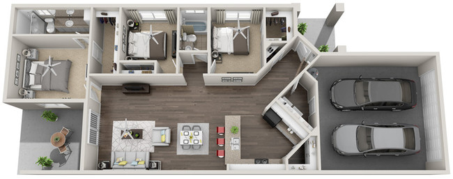 Floorplan - The Gates at Figarden Apartments