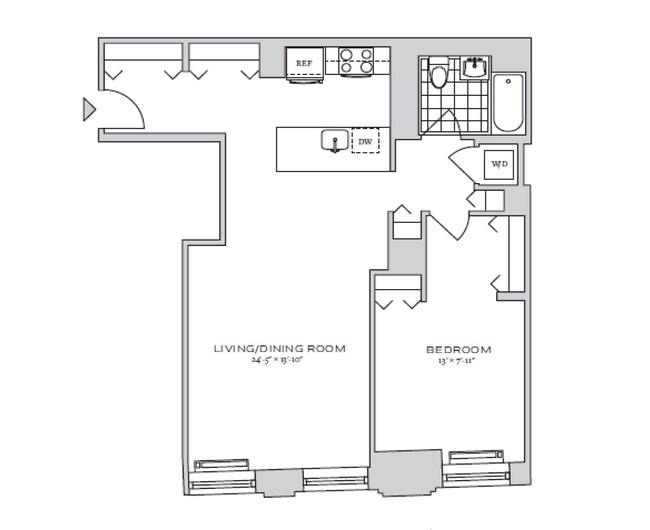 Floorplan - 70 Pine Apartments