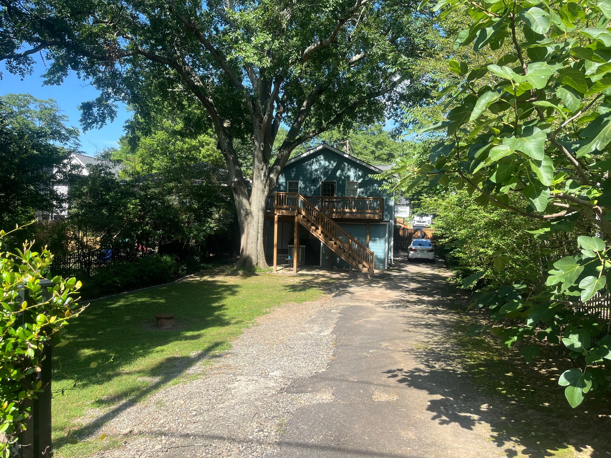 Back of house and parking area - 1732 Ridgeway Ave NW