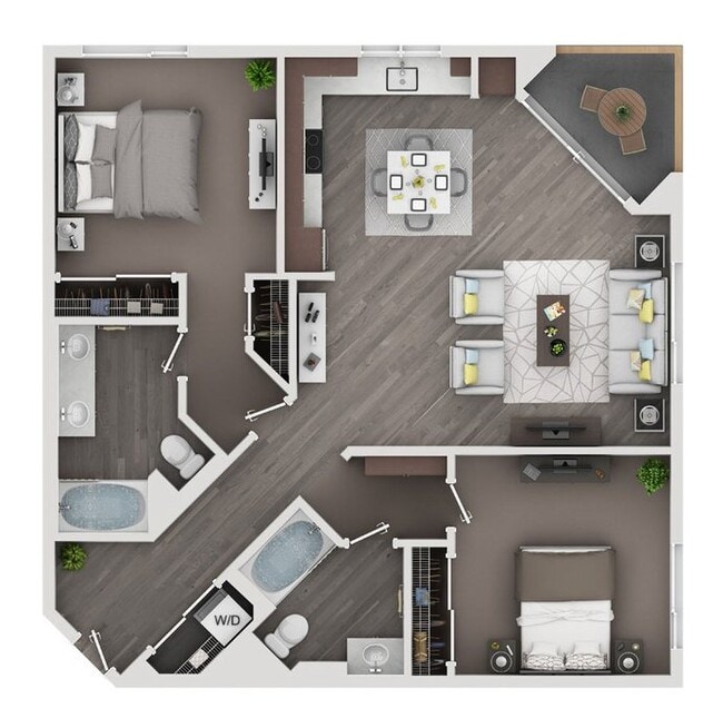 Floorplan - Fusion Encore Hollywood