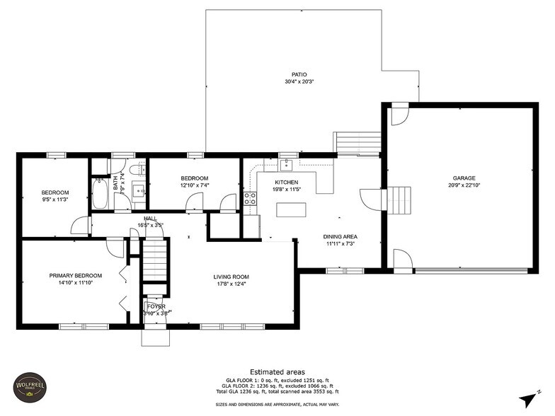 first floor plan - 8 Edgewood Ter