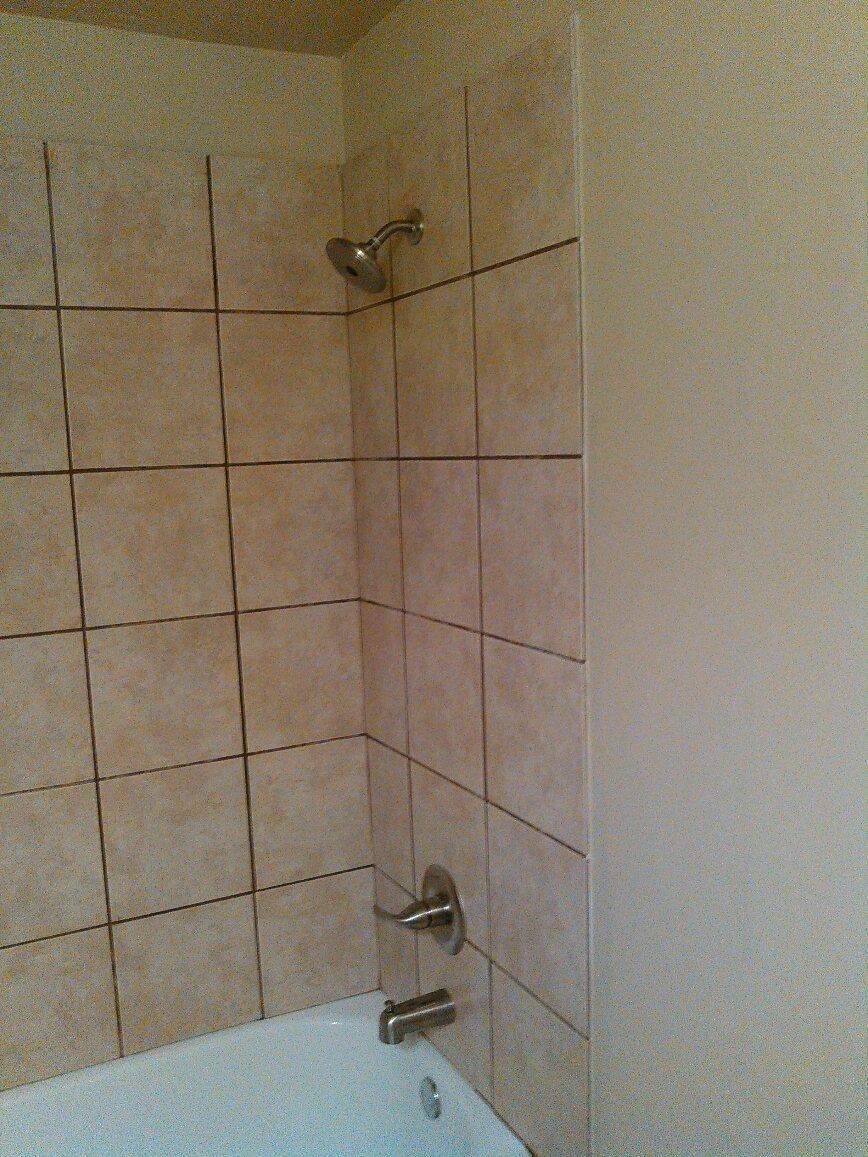 Master Bath- Updated Shower Tile - 7933 Bles Ave
