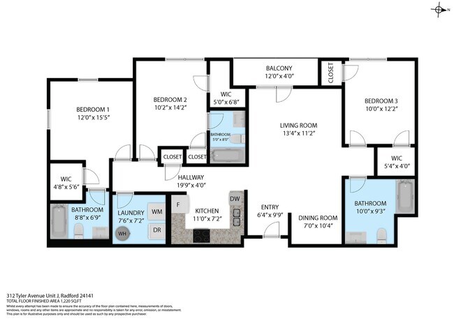 Floorplan - Tyler Place 1 & 2