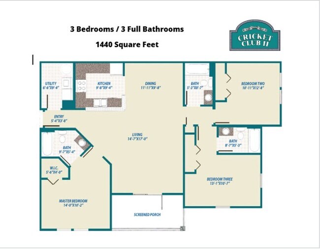 Floorplan - CRICKET CLUB II