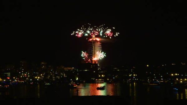 Lake Union fireworks - 2301 Fairview Ave E
