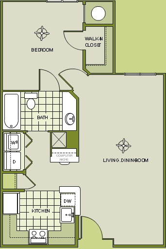 1BR/1BA - The Savoy