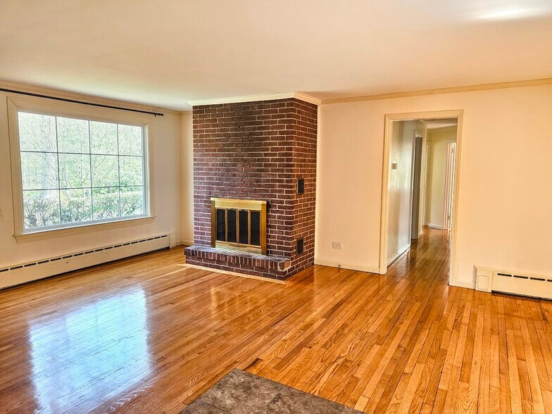 View of living room with hardwood floors - 30 Fairfield Ave
