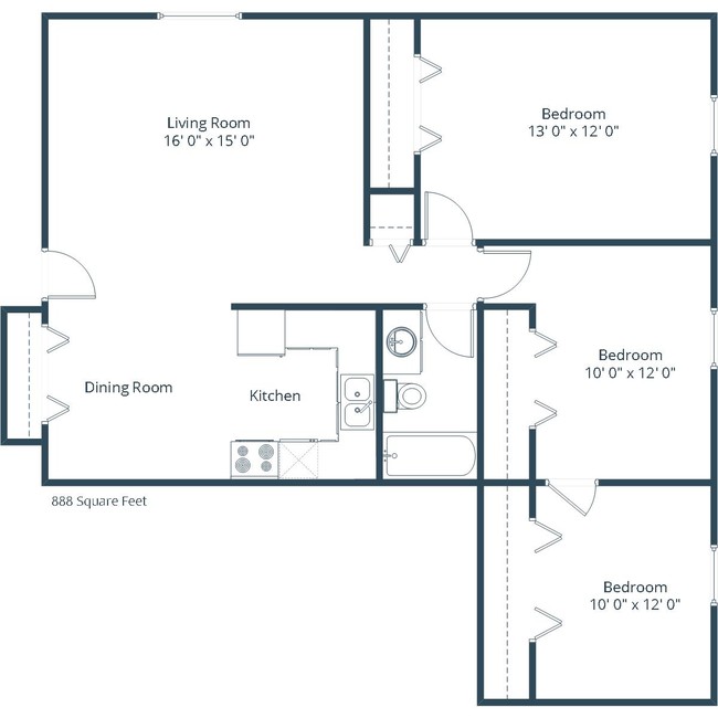 Floorplan - Riverpark Apartment Community