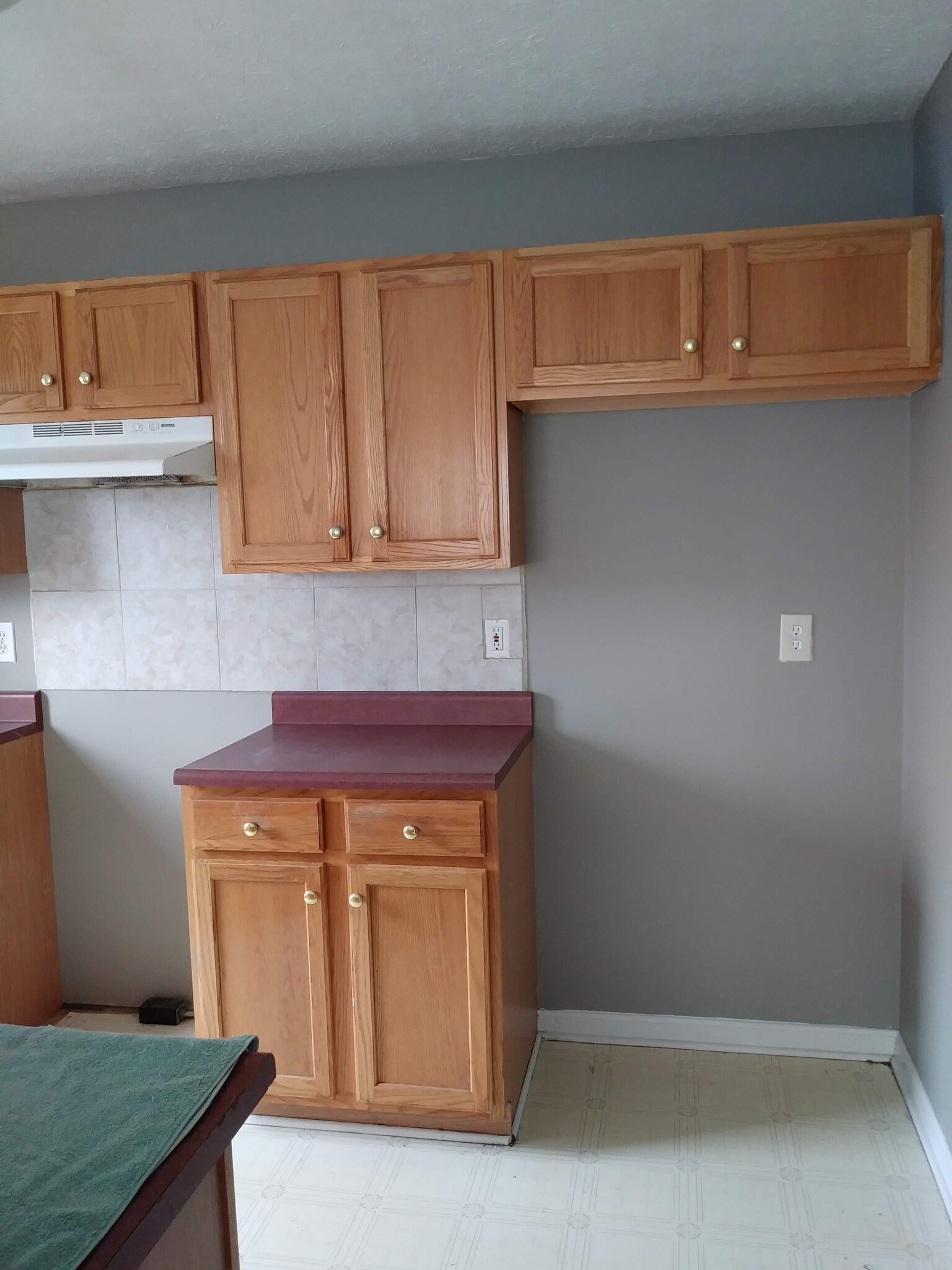 Kitchen space for fridge and stove (electric) - 1216 Lipps Ln