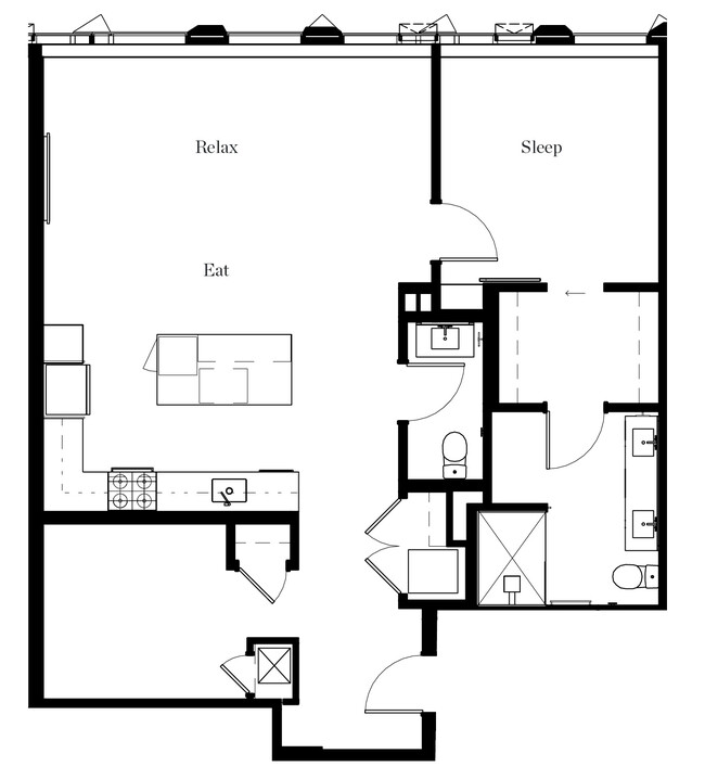 Floorplan - The Residences at Rainier Square