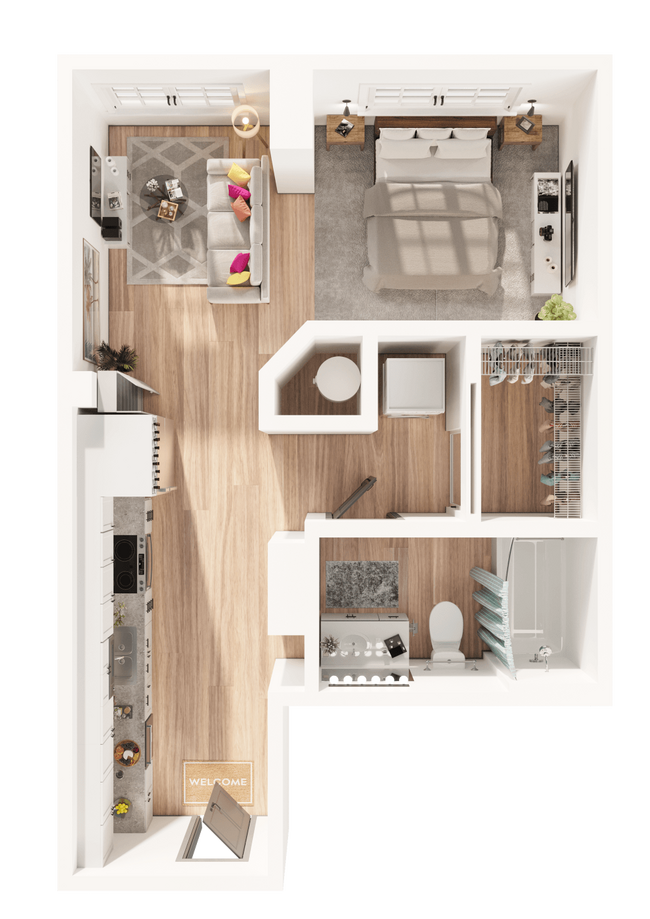 Floorplan - Arapahoe Square Apartments