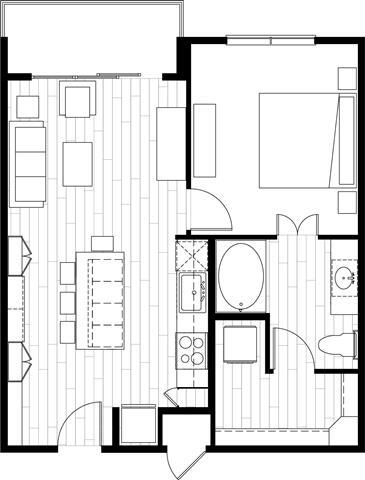 Floorplan - Augusta Flats