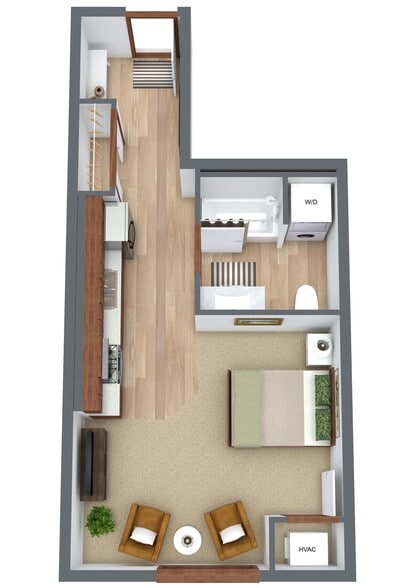Studio A - Highland Apartments