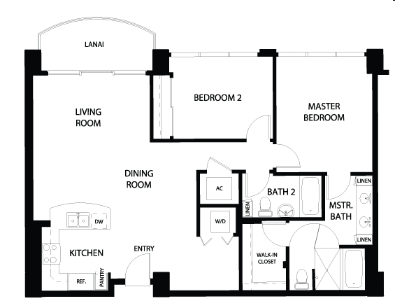2BR/2BA - Allure Waikiki