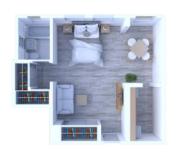 Floorplan - Park Wellington Apartments