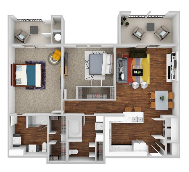 Floorplan - Mariposa Jason Avenue 55+ Apartment Homes