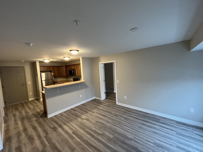 Living Room and Kitchen - Swanzey West Apartments