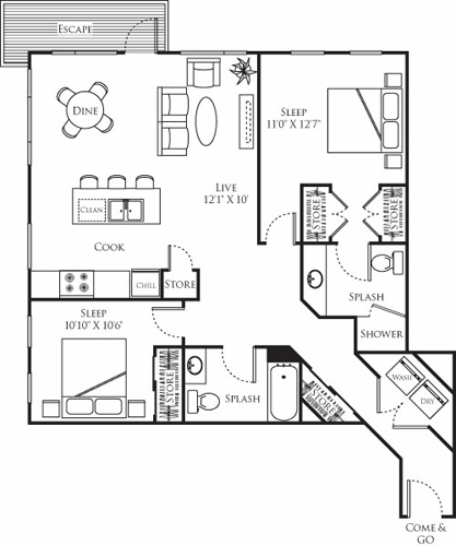 Floorplan - red160