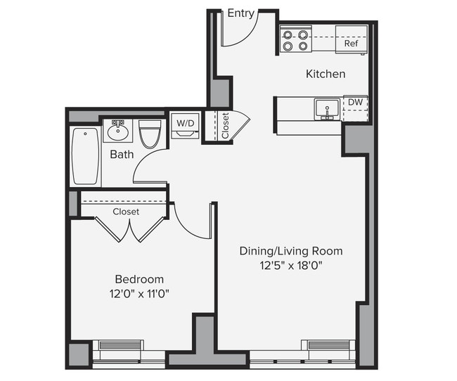 Floorplan - Avalon Riverview South Tower