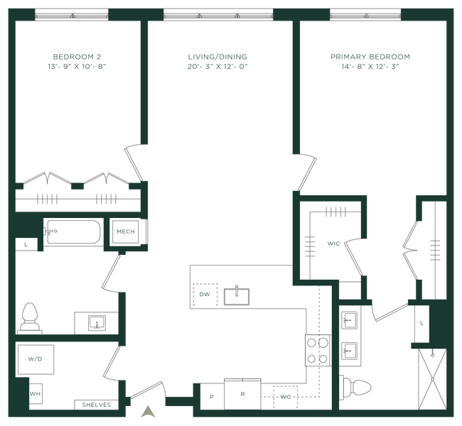 Floorplan - The Pearl at Station Bay