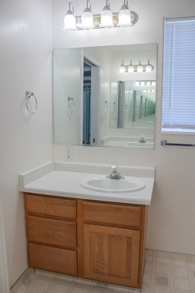 Master bathroom east cabinet - 4117 W 475 N