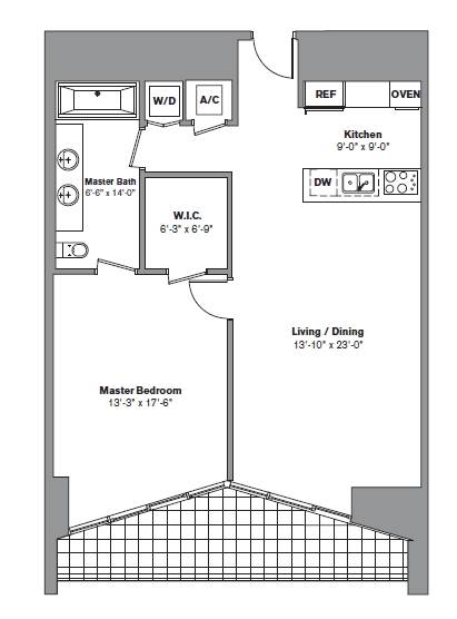 1BR/1BA - Icon Brickell Tower 2