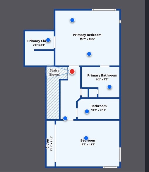 Second floor with bedrooms - 4647 Burgundy Ln