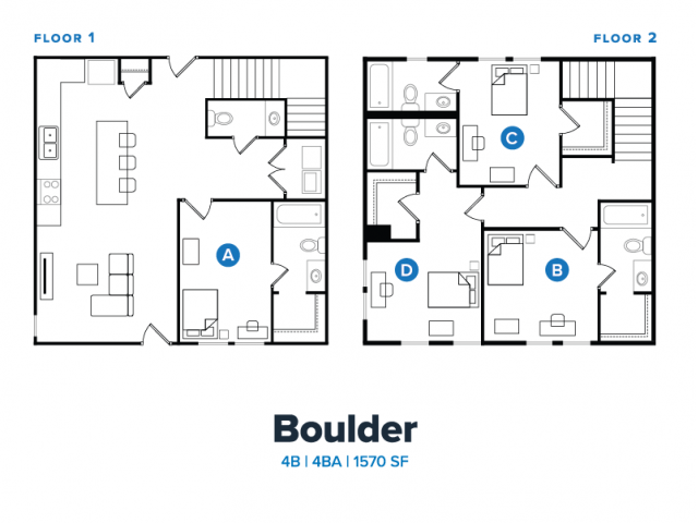 4 Bedrooms - Aspen Heights Pullman