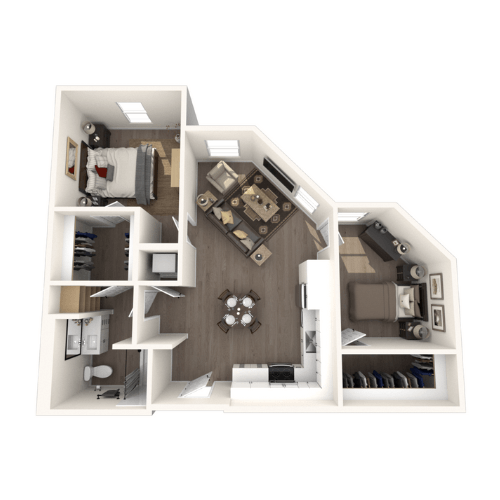 Floorplan - The Meadowmark Apartments