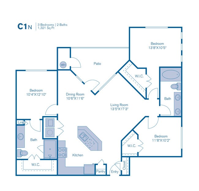 Floorplan - Bridge at Southpark Meadows