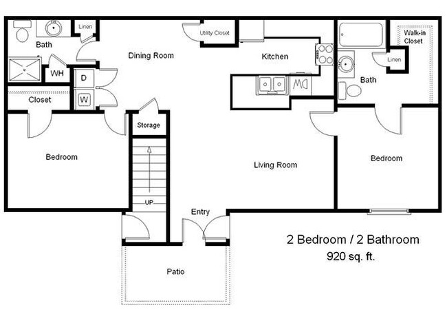 Floorplan - Madison Pointe Apartments