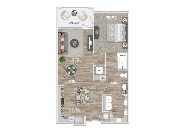 Floorplan - Connery on Providence 55+