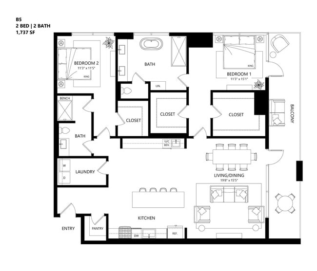Floorplan - Bosque Residences