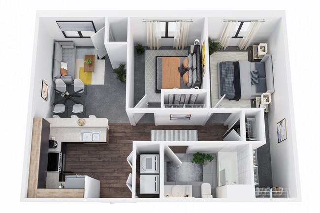 Floorplan - Irving Center Apartments