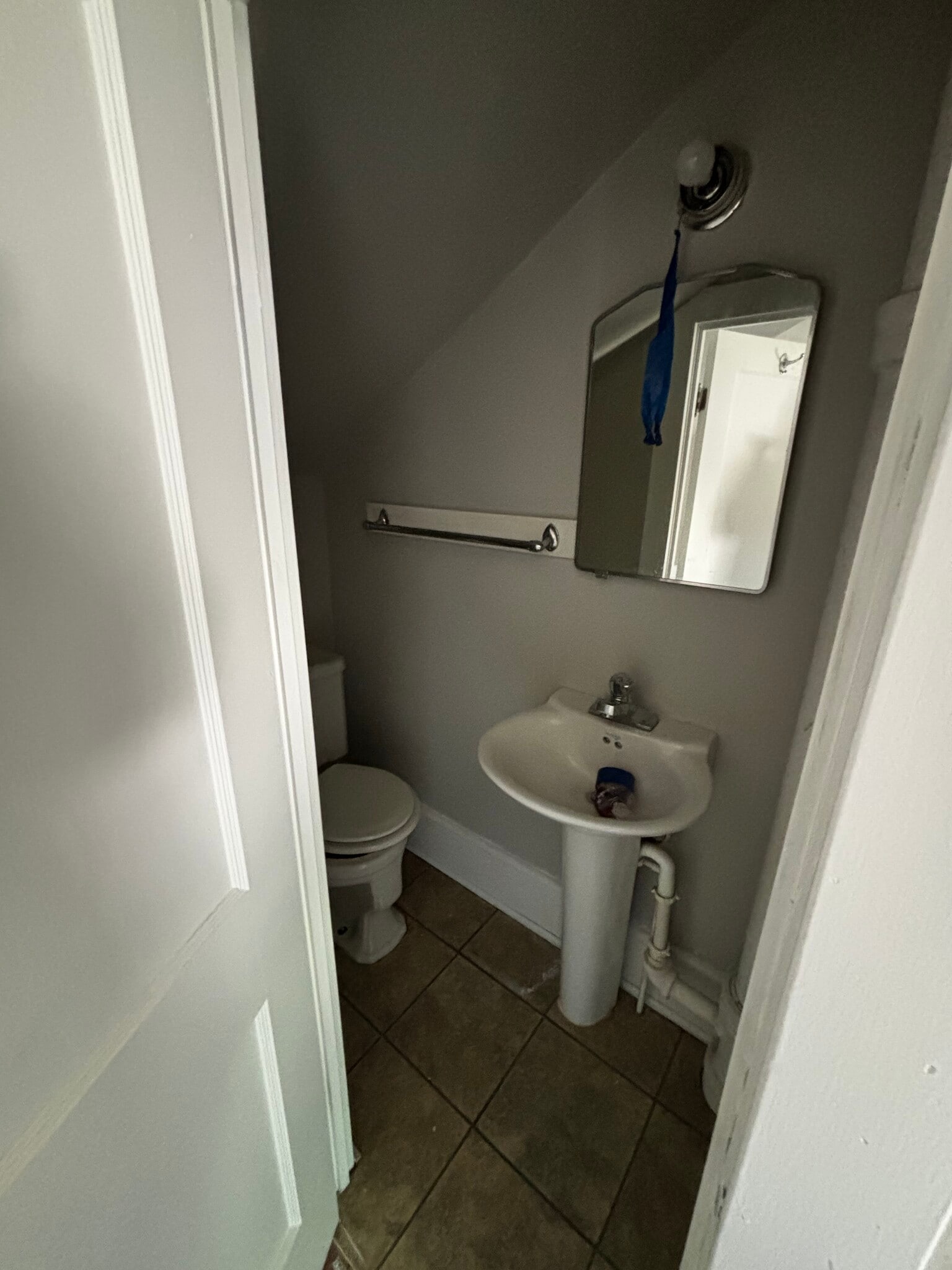 Half bath upstairs - 420 E 2nd Ave