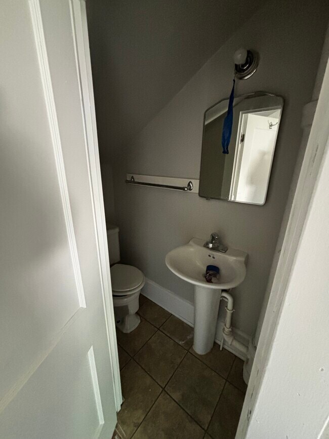 Half bath upstairs - 420 E 2nd Ave