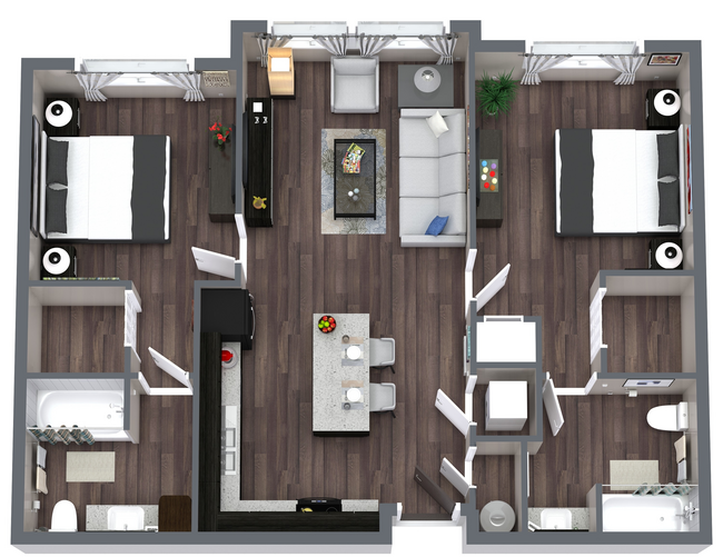 Burlington Cove B1 3D Floor Plan.jpeg - Burlington Cove