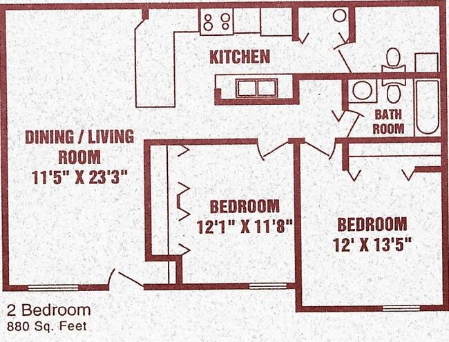 Floorplan - Newbury Place Apartments