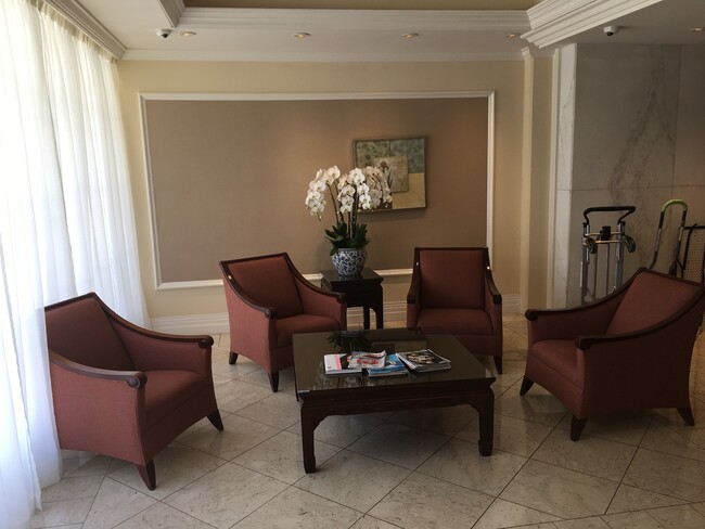 Waiting area of lobby - 969 Hilgard Ave