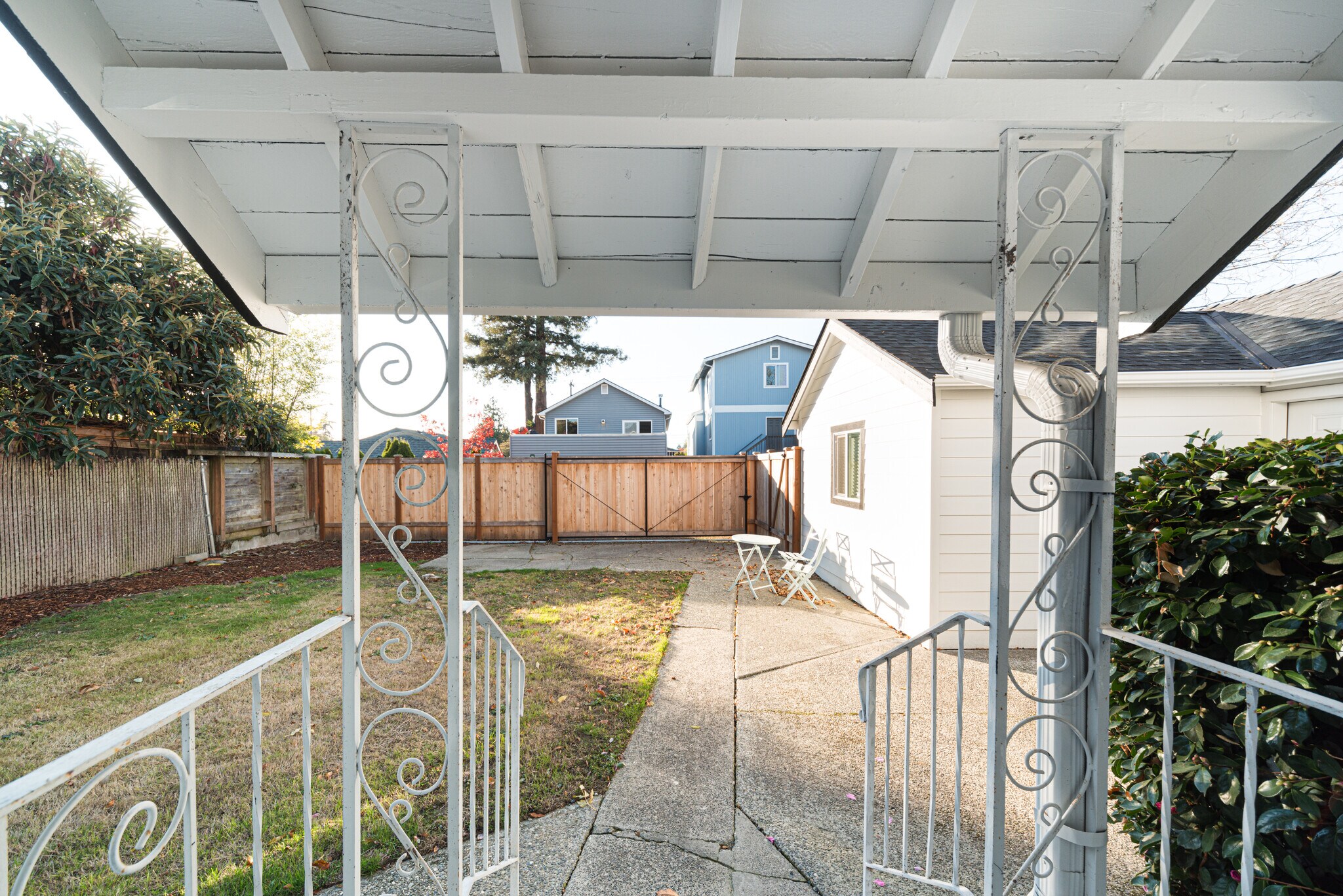 Fenced back yard - 8609 55th Ave S