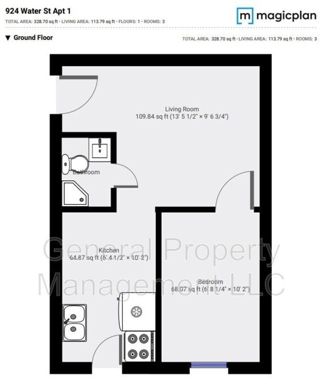 Building Photo - 1 bed 1 bath on Water St available June 1s...