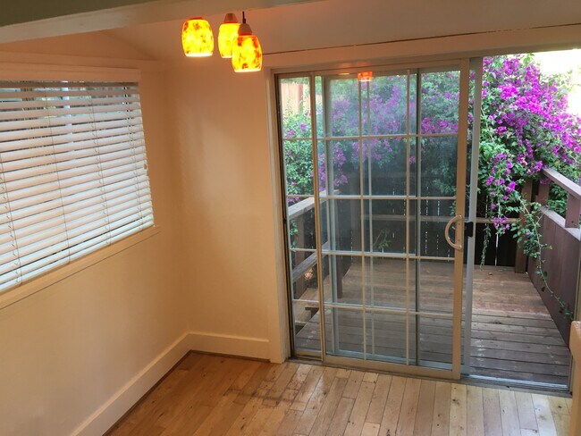 Dining area and back deck - 1708 Upperton Ave