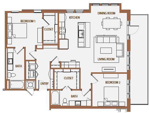 Floorplan - The Kelton at Clearfork