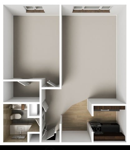 One Bedroom Plus Apartment - Maryland Arms Apartments