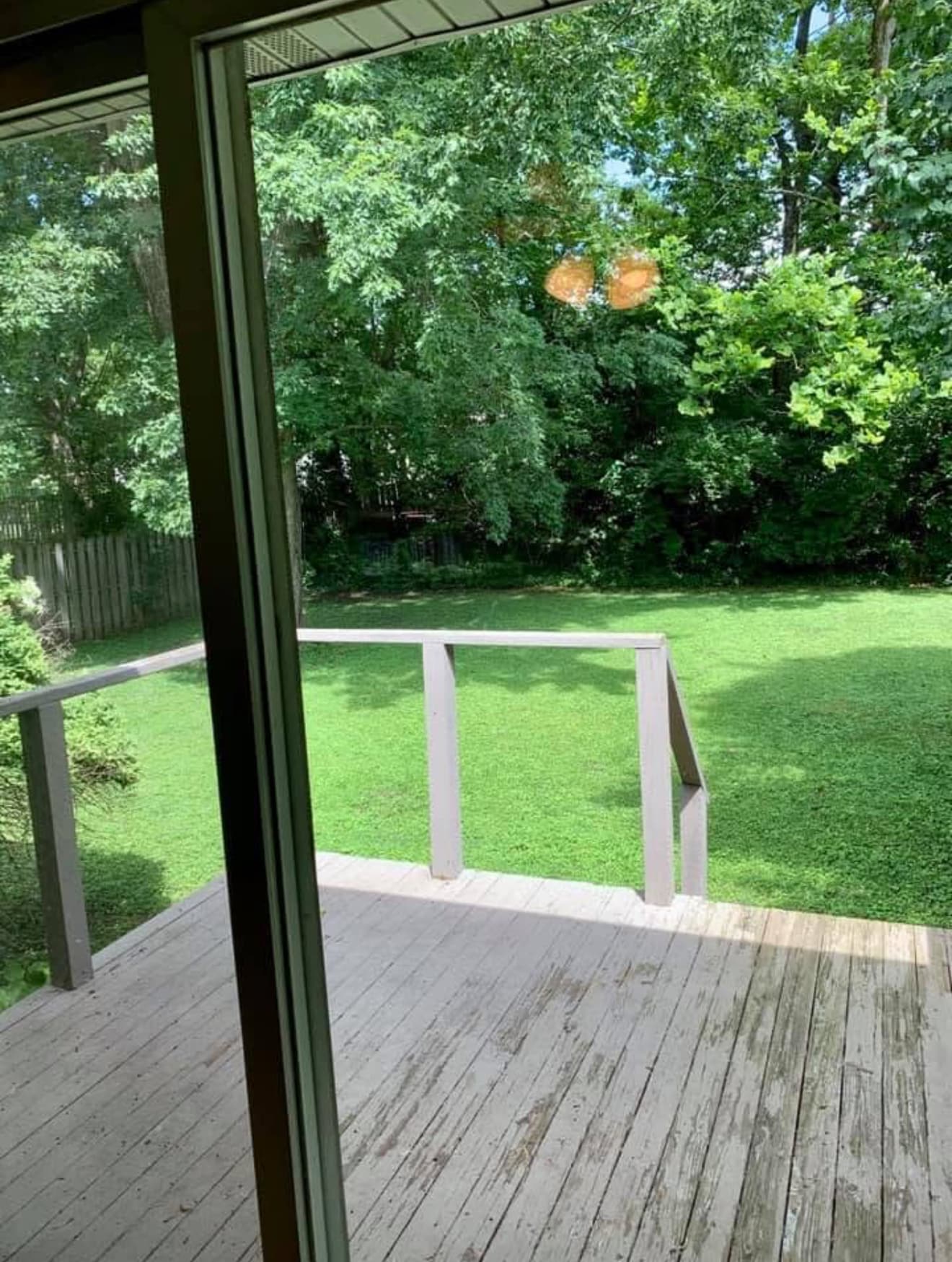 Back porch - 212 Brookside Dr