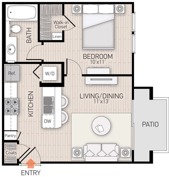 Floorplan - Turtle Ridge Apartment Homes