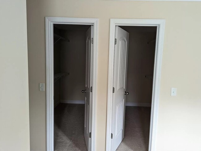 Master bedroom closets - 210 Guyett Ave