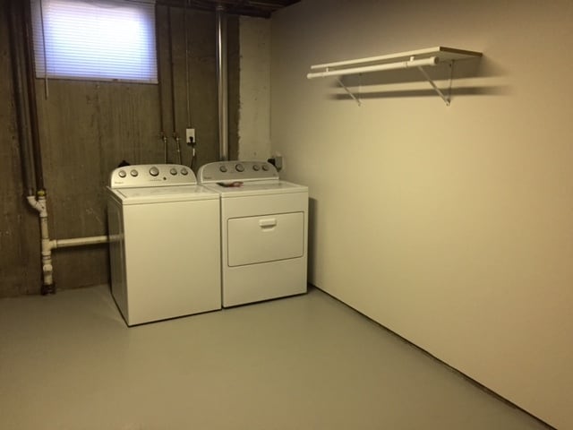 Utility Room with new washer and dryer - 1504 N 19th st