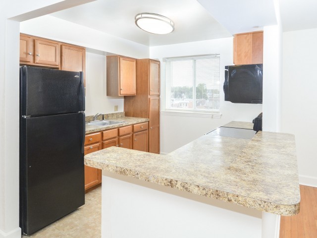 Sample Kitchen - City View Apartments